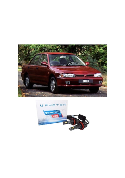 Mitsubishi Lancer Led Xenon Uzun + Kısa Far Ampulü H4 Ultimate Yeni Seri Beyaz 1993-1996