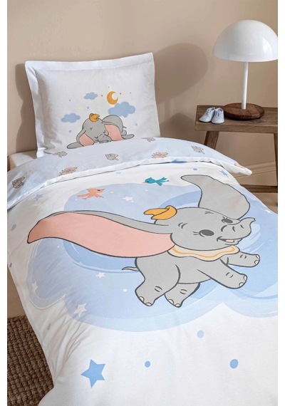 Özdilek Ranforce Lisanslı Bebek Beşik Nev.takımı-dumbo Dream Mavi