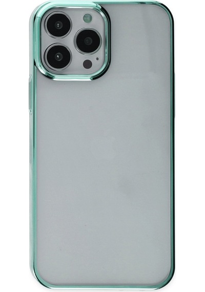 Newface Apple Uyumlu iPhone 14 Pro Max Kılıf Element Silikon - Yeşil Yeşil