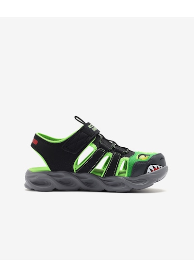 Skechers Thermo-splash - Hydro-flare Büyük Erkek Çocuk Siyah Işıklı Sandalet 400613l Bklm Siyah Skechers Thermo-splash - Hydro-flare Büyük Erkek Çocuk Siyah Işıklı Sandalet 400613l Bklm Siyah
