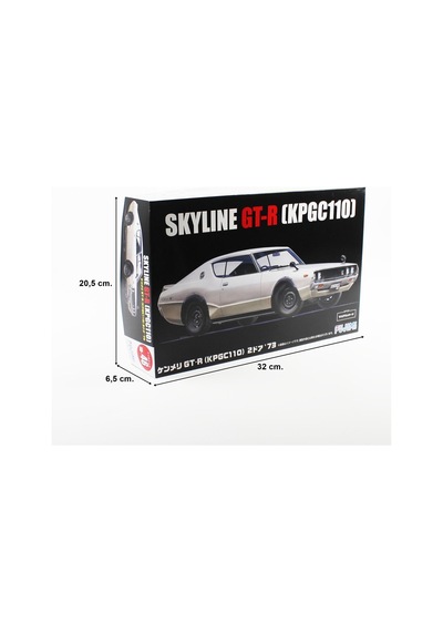 Fujimi Id-46 03926 1/24 Ölçek, Nissan Kpgc110 Skyline Gt-r 2-door 1973, Otomobil Plastik Model Kiti
