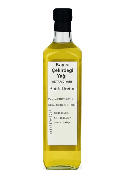 Aktar Diyarı Kayısı Çekirdeği Yağı 1 L