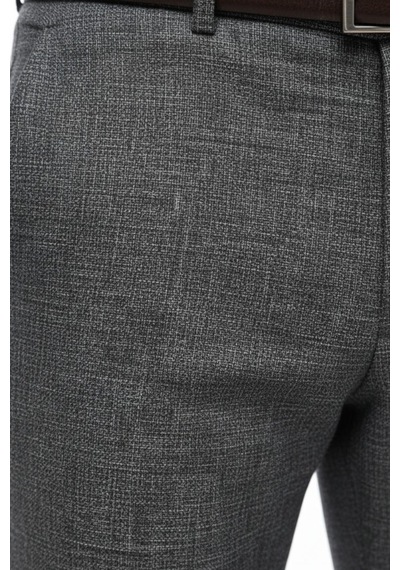 Günce Erkek Regular Fit Hasır Kumaş Pantolon Likra Kumaş Bgl-st05039 Füme