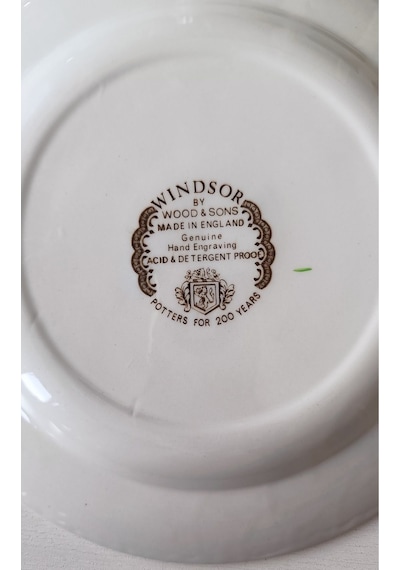 Nurantik Windsor İngiliz Servis Tabağı Meyveli 25 Cm Çok Renkli
