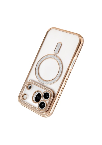 Newface Huawei Honor 600 Pro Joke Simli Magneticsafe Kılıf Gold