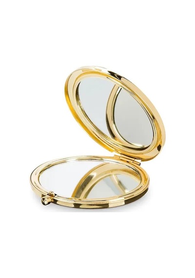 Promosyon Yuvarlak Cep Aynası Gold Renk