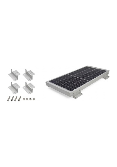 Alüminyum Güneş Paneli Braketi 4'lü Set 100mm