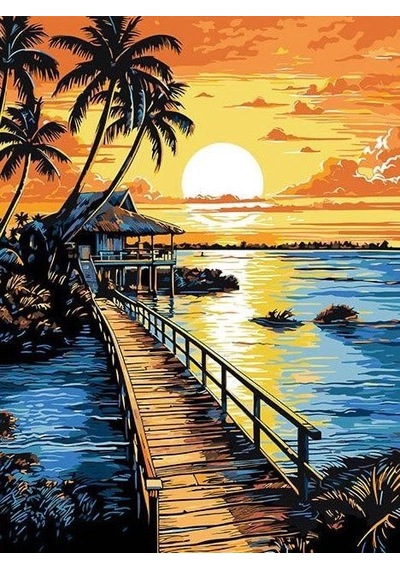 5d Elmas Boncuk Taş Işleme Mozaik Goblen Kit 40x50cm Gc88789 Diamond Painting Boncuk Puzzle Elmas Boyama