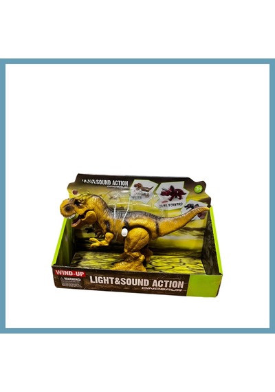 Bezos Sh40652 Kurmalı Işıklı Sesli Yürüyen Dinozor Mbt06
