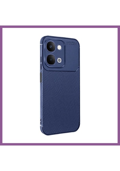 Ren.ga.renk Vivo Y31d Auto Focus Karbon Kapak - Lacivert Rengaren