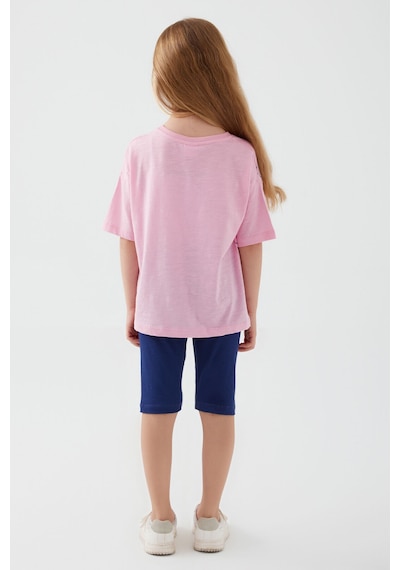 Rolypoly Kız Çocuk Pembe Bermuda Takım Rp3073-c-v2 Pembe