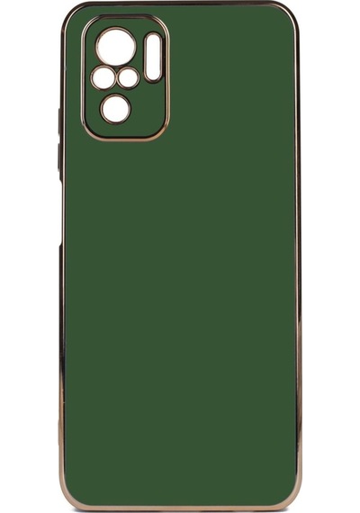 Xiaomi Redmi Note 10 Kılıf Zore Bark Kapak Koyu Yeşil