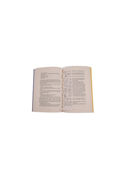 Çiçek Motifli Kitap Ayracı