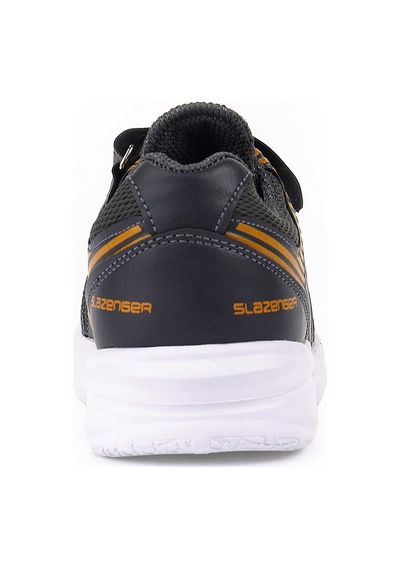 Slazenger KING Çocuk Cırt Cırtlı Koyu Gri / Turuncu Günlük Spor Ayakkabısı