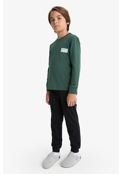 Defacto %100 Pamuklu Baskılı Pijama Takımı Erkek Çocuk F3346A825WN Yeşil Defacto %100 Pamuklu Baskılı Pijama Takımı Erkek Çocuk F3346A825WN Yeşil