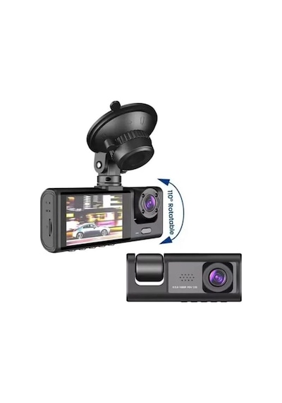 Full Hd Wifi Araç İçi Kamera 170 Geniş Açı Gece Görüşlü Dash Cam Park Modu Döngü Kayıt