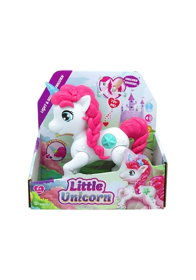 Little Unicorn Sesli Ve Işıklı Beyaz 18 Cm Süper Kaliteli