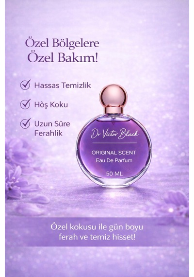 Koku Giderici Genital Bölge Bakım Parümü Cam Şişe 50 ML