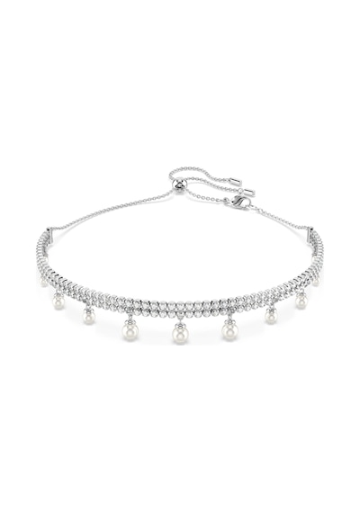 5720865 Swarovski Kolye Ss25 Capsule:choker Prl Whıte/rhs Metal