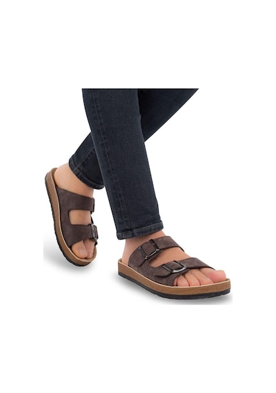 Muya Allen 31330-004 Anatomik Taban Erkek Terlik Kahve 40-45 Kahverengi