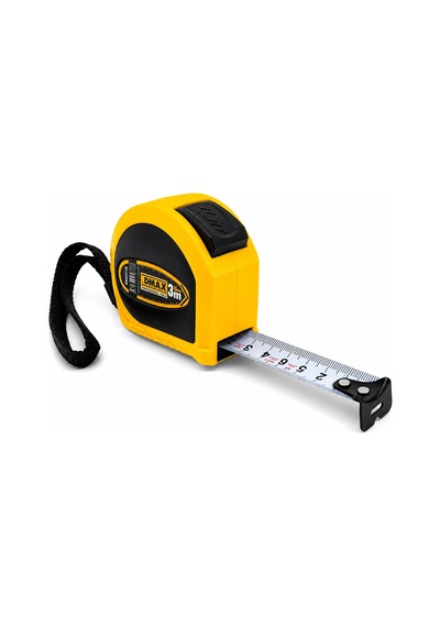 12 Adet 3mt X 16mm Otomatik Çelik Şerit Metre Stoplu 4741 0.004 M - 0.032 M