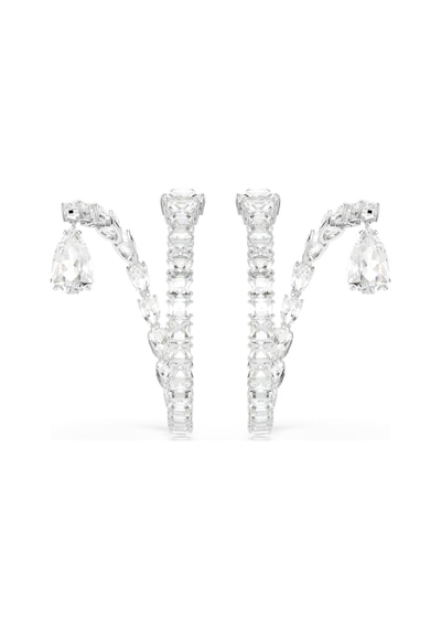 5692524 Swarovski Küpe Matrıx:pe Hoop Cry/rhs Metalik