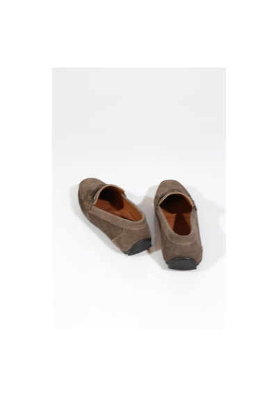 Dgn 1082 Erkek Üstü Lastikli Comfort Ayakkabi Vizon Süet
