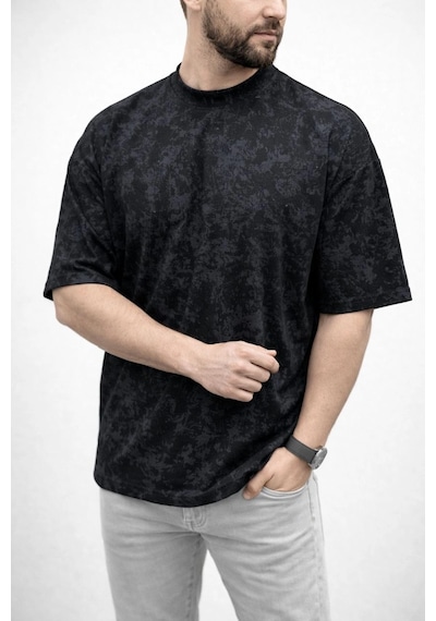 Wear Vexel Erkek Premium Tişört Osy Yumuşak Dokulu Yıkamalı Oversize T-shirt - Siyah Çok Renkli Wear Vexel Erkek Premium Tişört Osy Yumuşak Dokulu Yıkamalı Oversize T-shirt - Siyah Çok Renkli