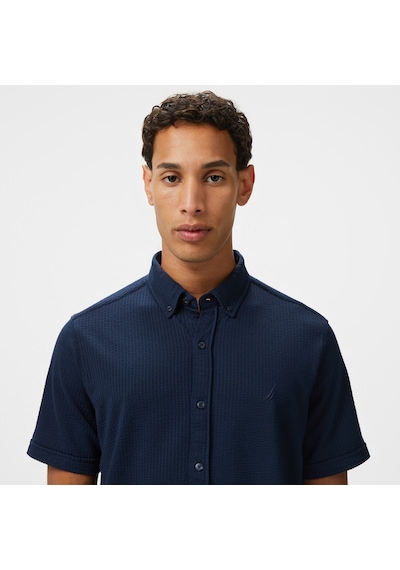 Nautica Erkek Lacivert Classic Fit Gömlek Düz W55416t Lacivert