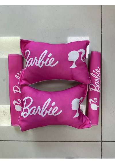 Barbie İkili Yastık Ve Kemer Kılıfı Seti