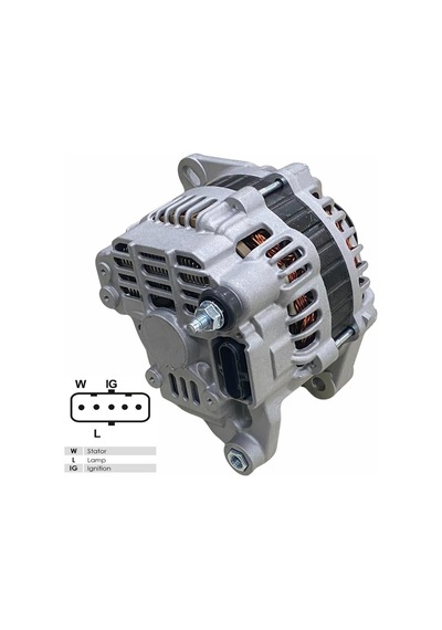 24v Alternatör Dinamo Mıtsubıshı Tipi 130 A 5 Fiş Soketli W-l-ıg . . Ford Cargo