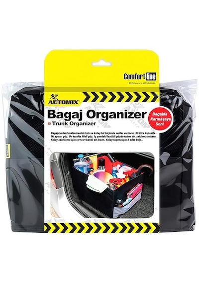 Automix Bagaj Çantası Düzenleyici Organizer Cepli 30lt Katlanabilir Yıkanabilir 011350 1 Adet
