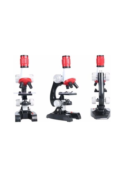 Eğitici Mikroskop Kiti Zoom Led Işıklı 100x 400x 1200x St1200x Altın