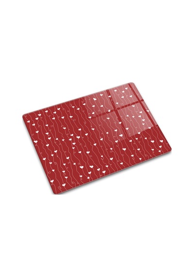 Decorita Cam Kesme Tahtası | Kalpli Sarmaşık | 30cm x 40cm