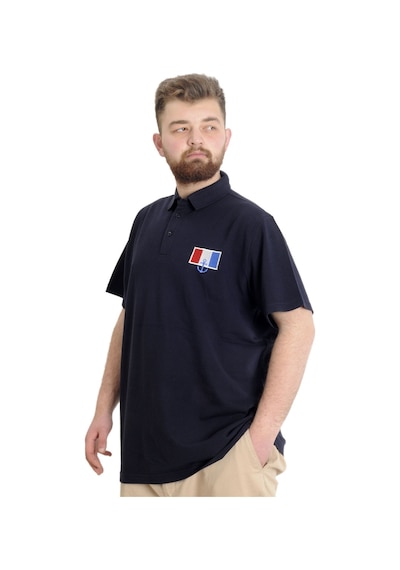 Mode Xl Büyük Beden Erkek T-Shirt Polo Absolute Destıny 23335 Lacivert 001