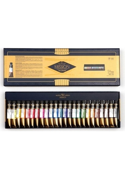 Mijello Mission Gold Class Pigment Suluboya 7Ml X 24 Renk