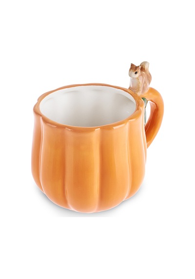 Karaca Cozy Bal Kabağı Sincap Kupa 320 Ml Çok Renkli