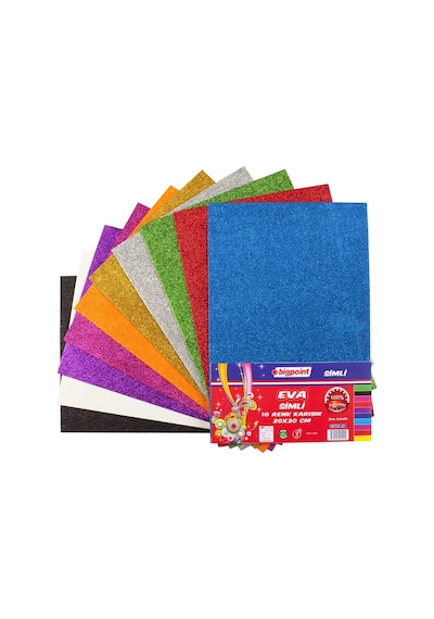 Simli Eva 20X30 Cm Karışık 10 Renk