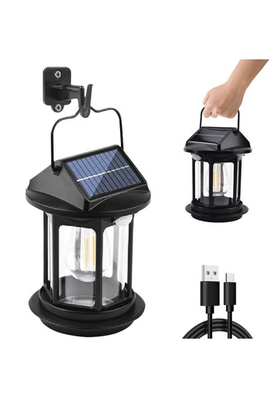 Panther Pt-387 Fonksiyonel Solar Güneş Enerjili + Usb Şarjlı Duvar Ve Kamp Lambası 1 Adet