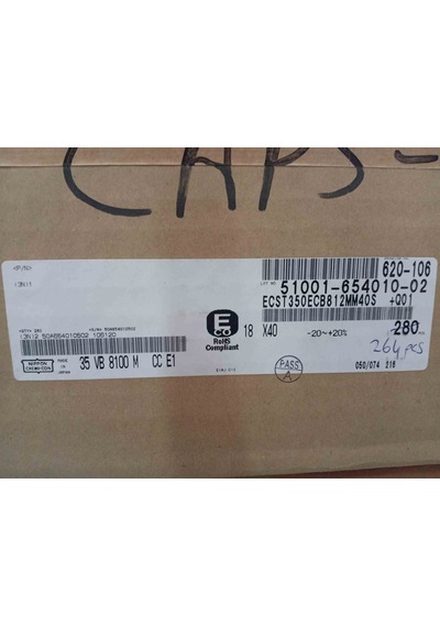 Ecst350ecb812mm40s 8100mf 35v 18x40 Nippon Elko Kondansatör 8 Adet