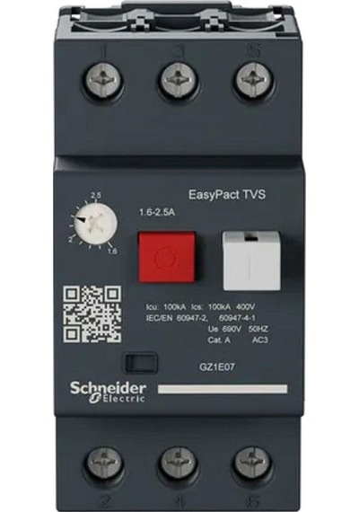 SCHNEİDER ELECTRİC Easypact Tvs Gz1E07 Motor Koruma Şalteri (1,6A-2,5A)