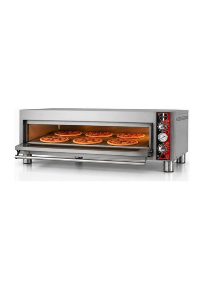 Silverinox Elektrikli Tek Kat 30 Cm 6 Pizza Kapasiteli Pizza Fırını 380v