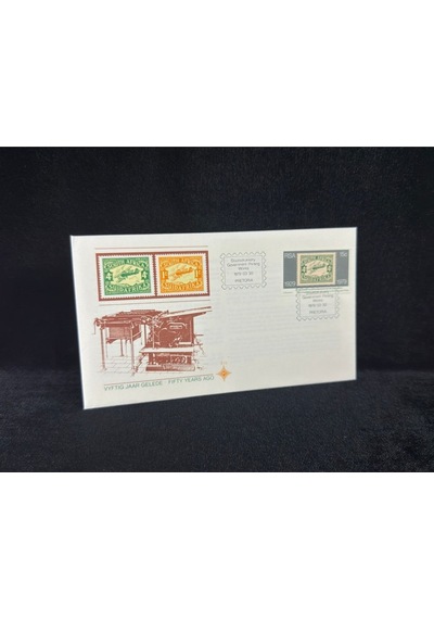 1979 South Africa Güney Afrika İlk Uçak Postası Air Mail Temalı İlk Gün Zarfı Fdc  Teşhir Ürün