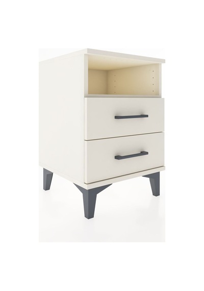 Hyperion Komodin Tek Raflı 2 Çekmeceli 44x44x64 Aytaşı-aytaşı Aytaşı