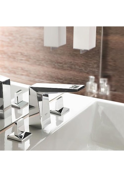 Grohe Allure Brilliant 3 Delikli Lavabo Bataryası S-Boyut 20342