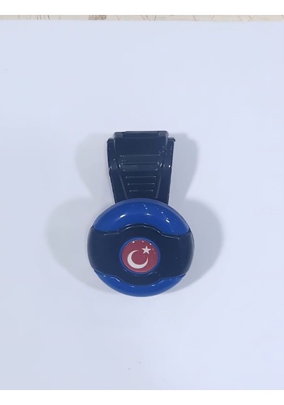 Mavi-siyah Dönebilen Vites Topuzu Türk Bayrağı Stickerlı Çok Renkli