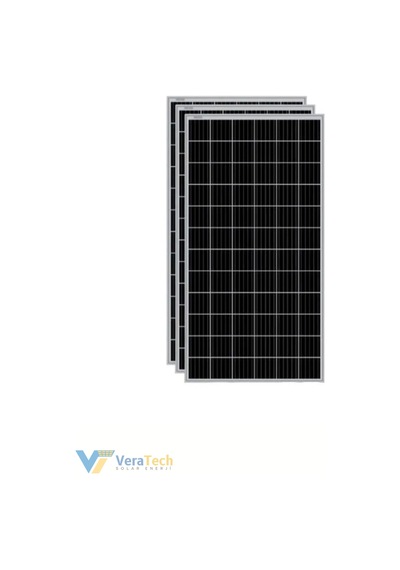 Veratech Güneş Enerjisi Bahçe Evi Solar Paketi 350w Güneş Paneli, 100ah Jel Akü, 3kva İnverter