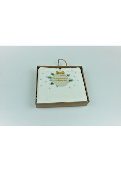 Ecocotton Christmas Krem 50*90 Havlu