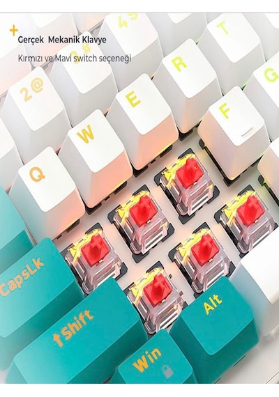 9 Full Rgb Aydınlatma Modlu %100 Kablolu Gerçek Mekanik Klavye Oy