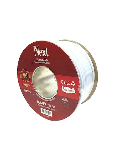 Next Ye-9601 Rg6U4 Hd Ccs Trishield Anten Kablosu 100Metre